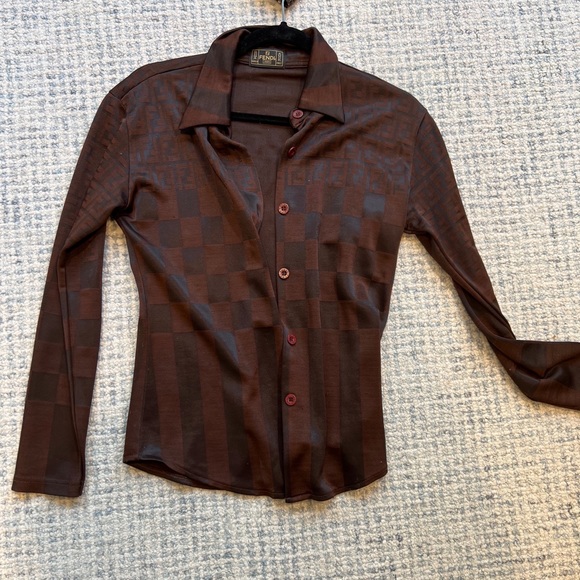 Vintage Fendi Button Down - Picture 2 of 6